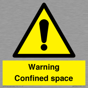 Warning Confined space